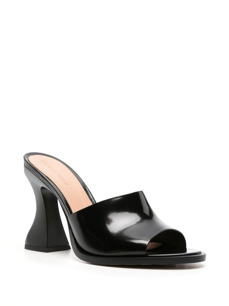 Black 100 Cha-cha Mules