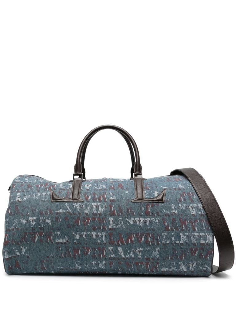 X Future Blue Logo-print Holdall