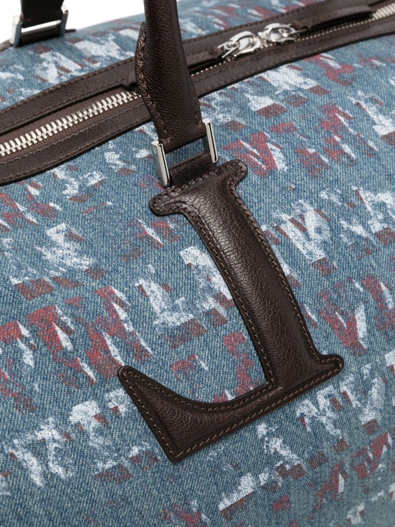 X Future Blue Logo-print Holdall