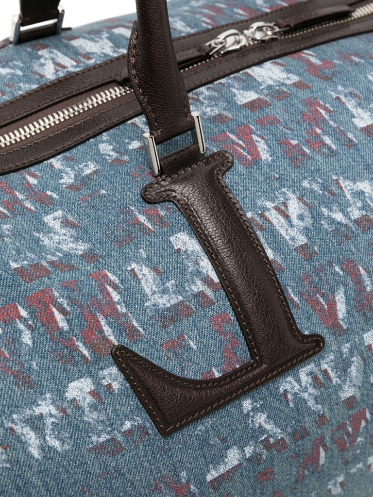 X Future Blue Logo-print Holdall