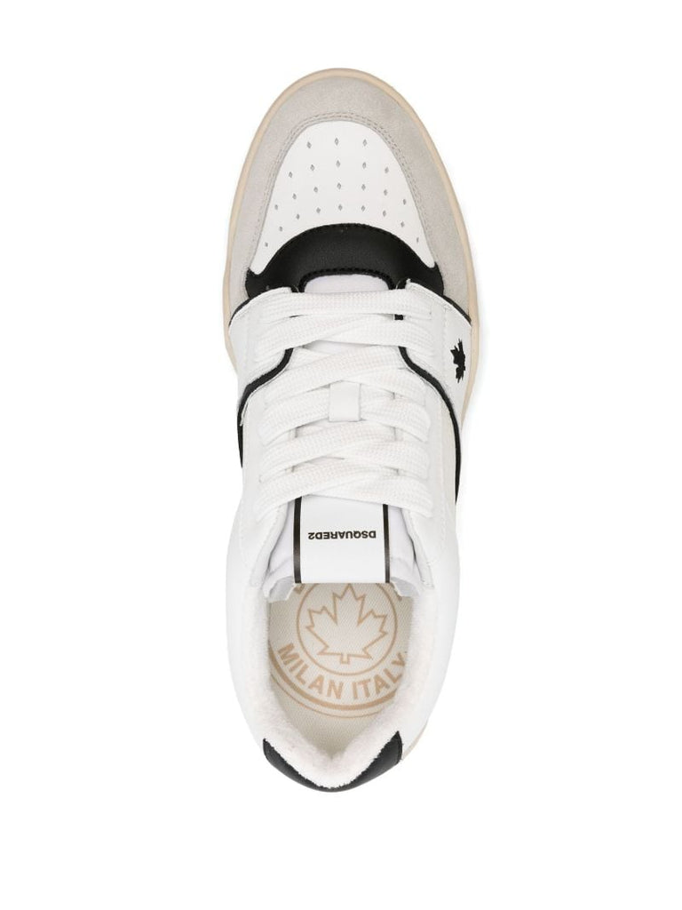 White Skate Leather Sneakers