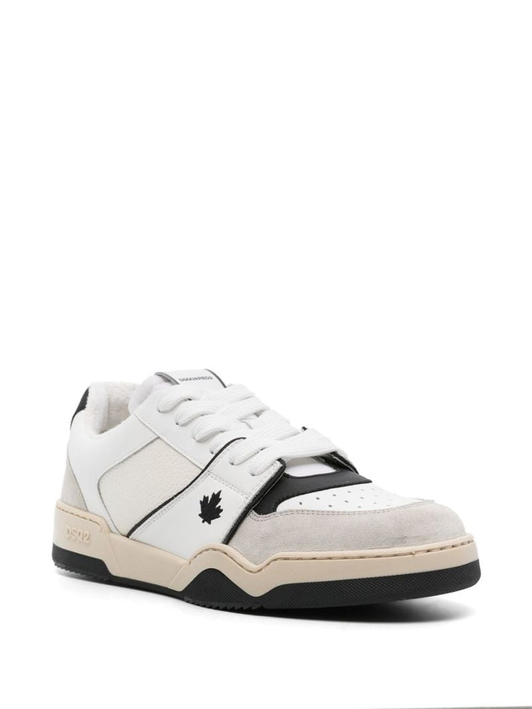 White Skate Leather Sneakers