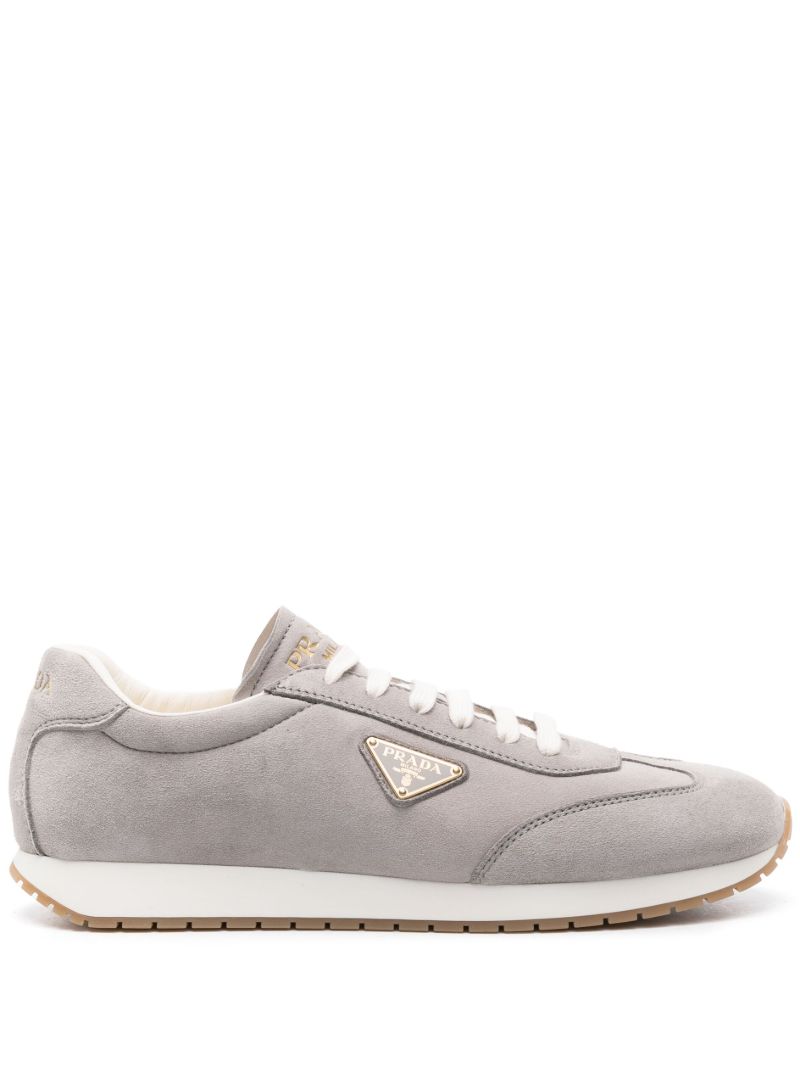 Grey Rank Suede Sneakers