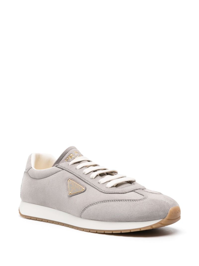 Grey Rank Suede Sneakers