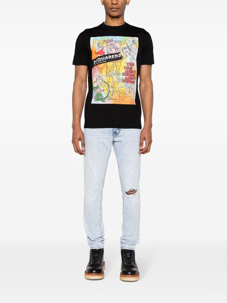 Blue Cool Guy Skinny Jeans