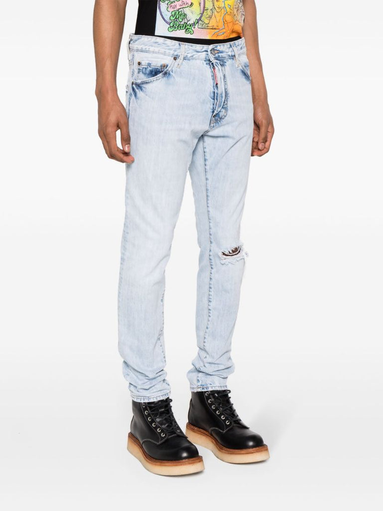 Blue Cool Guy Skinny Jeans