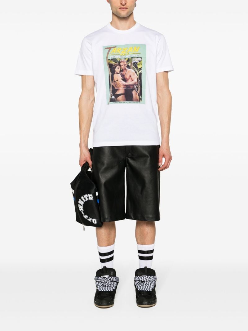 White Photograph-print Cotton T-shirt