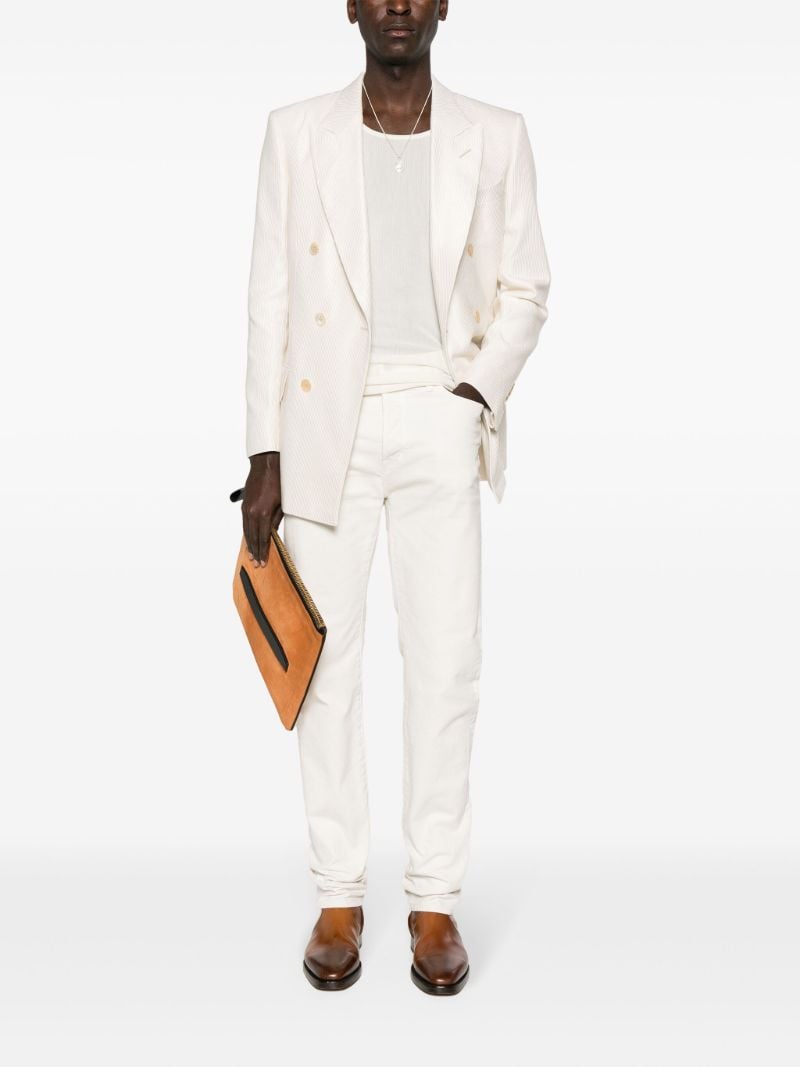 White Cannete Atticus Corduroy Blazer