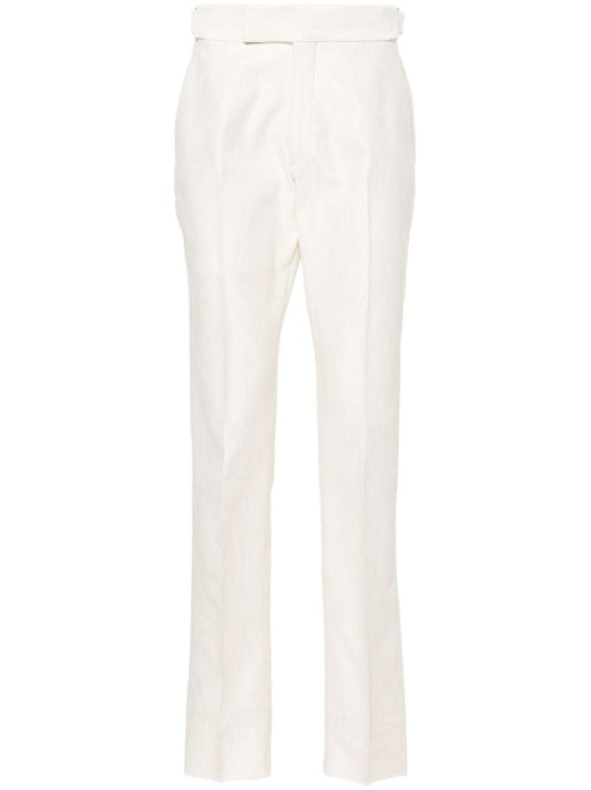 White Cannete Atticus Tailored Trousers