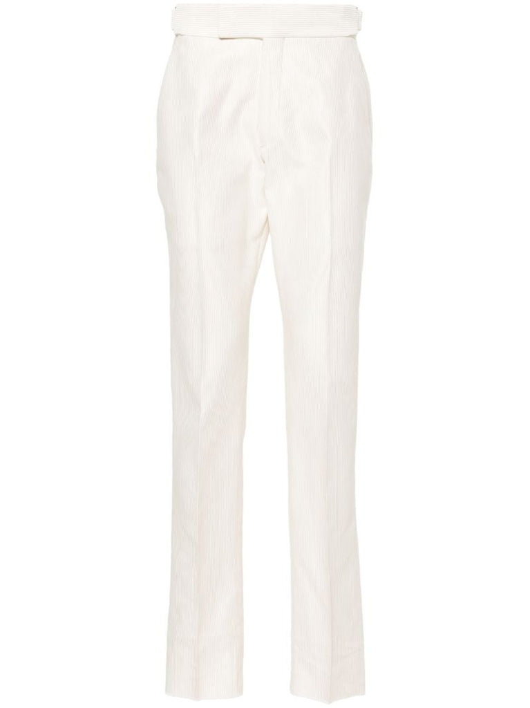 White Cannete Atticus Tailored Trousers