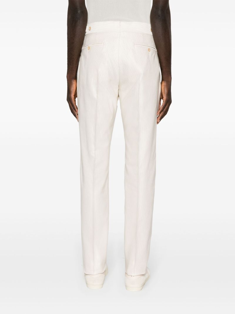 White Cannete Atticus Tailored Trousers