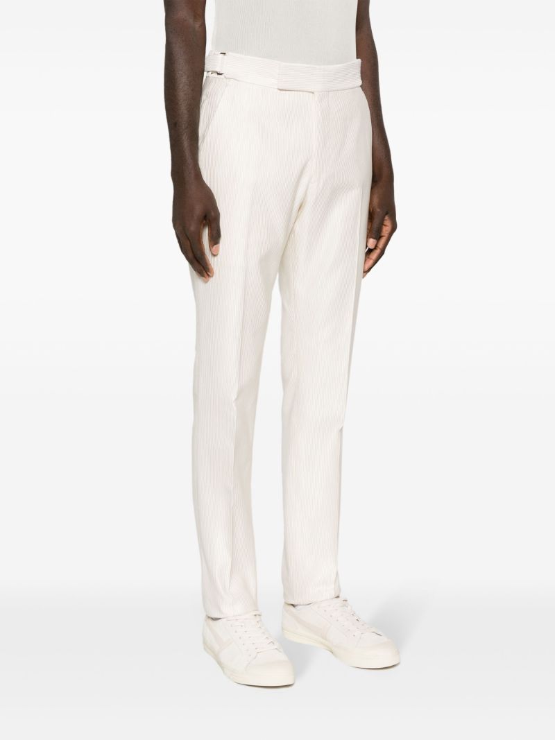 White Cannete Atticus Tailored Trousers