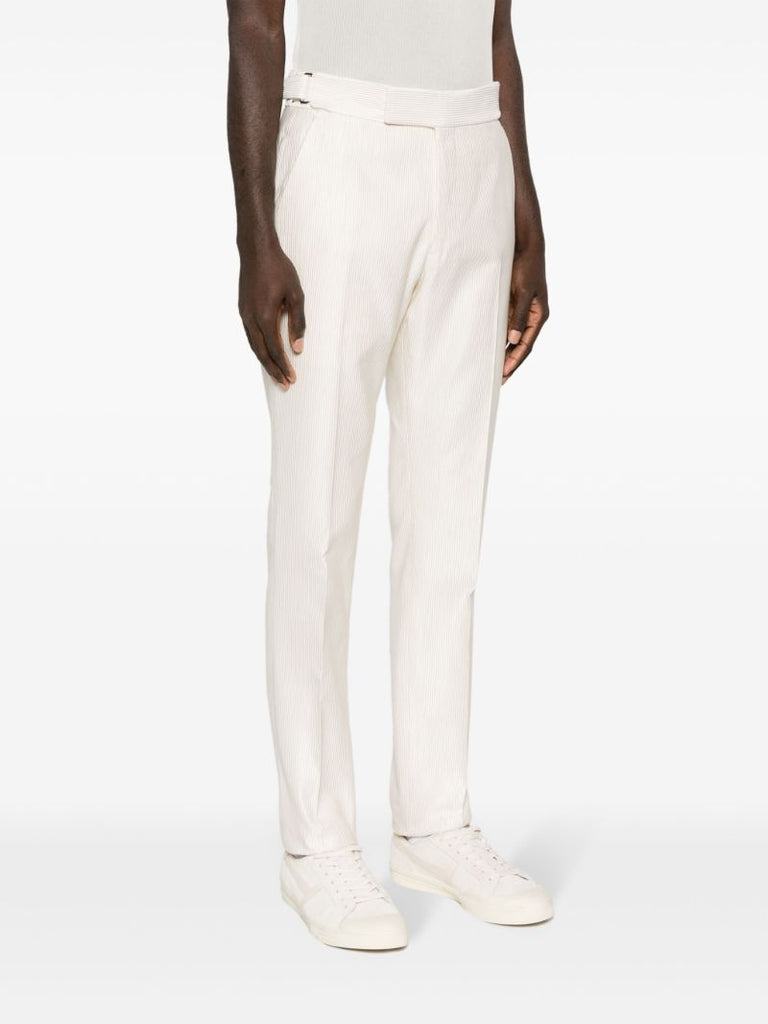 White Cannete Atticus Tailored Trousers
