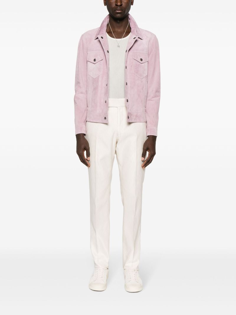 White Cannete Atticus Tailored Trousers