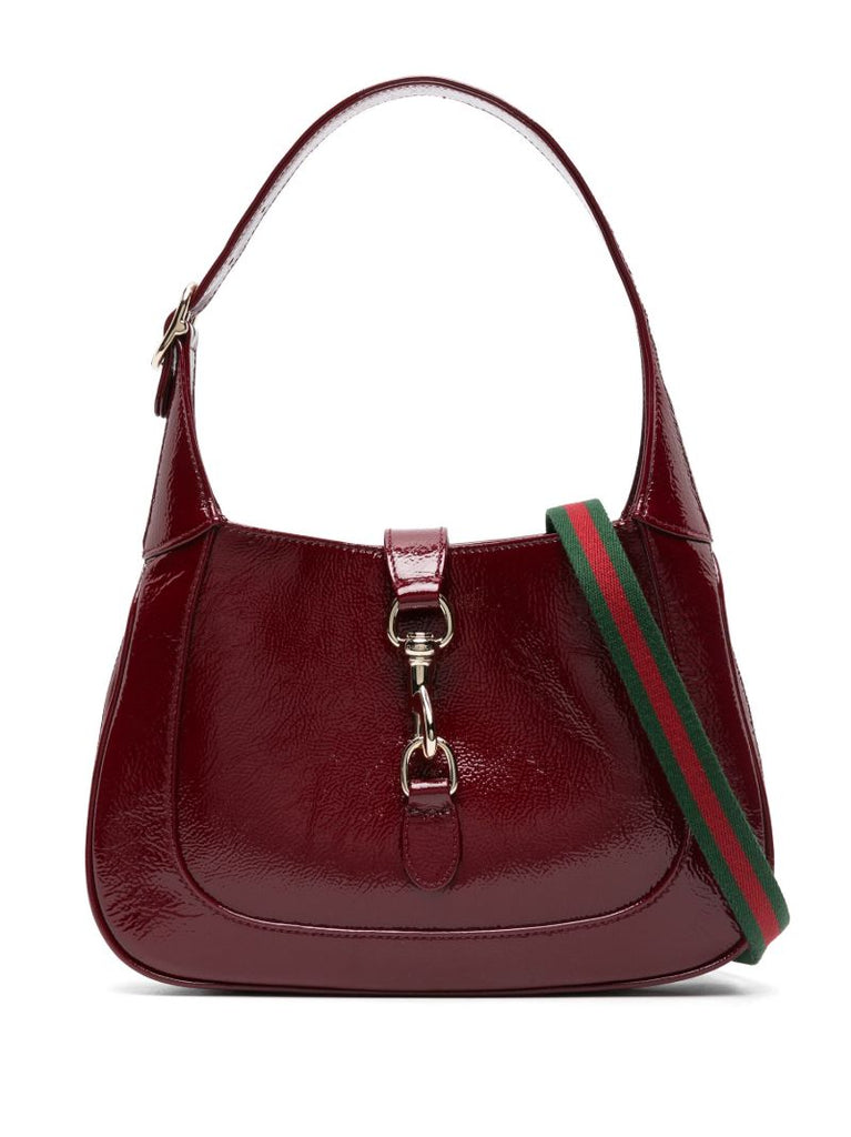 Red Jackie Small Leather Shoulder Bag