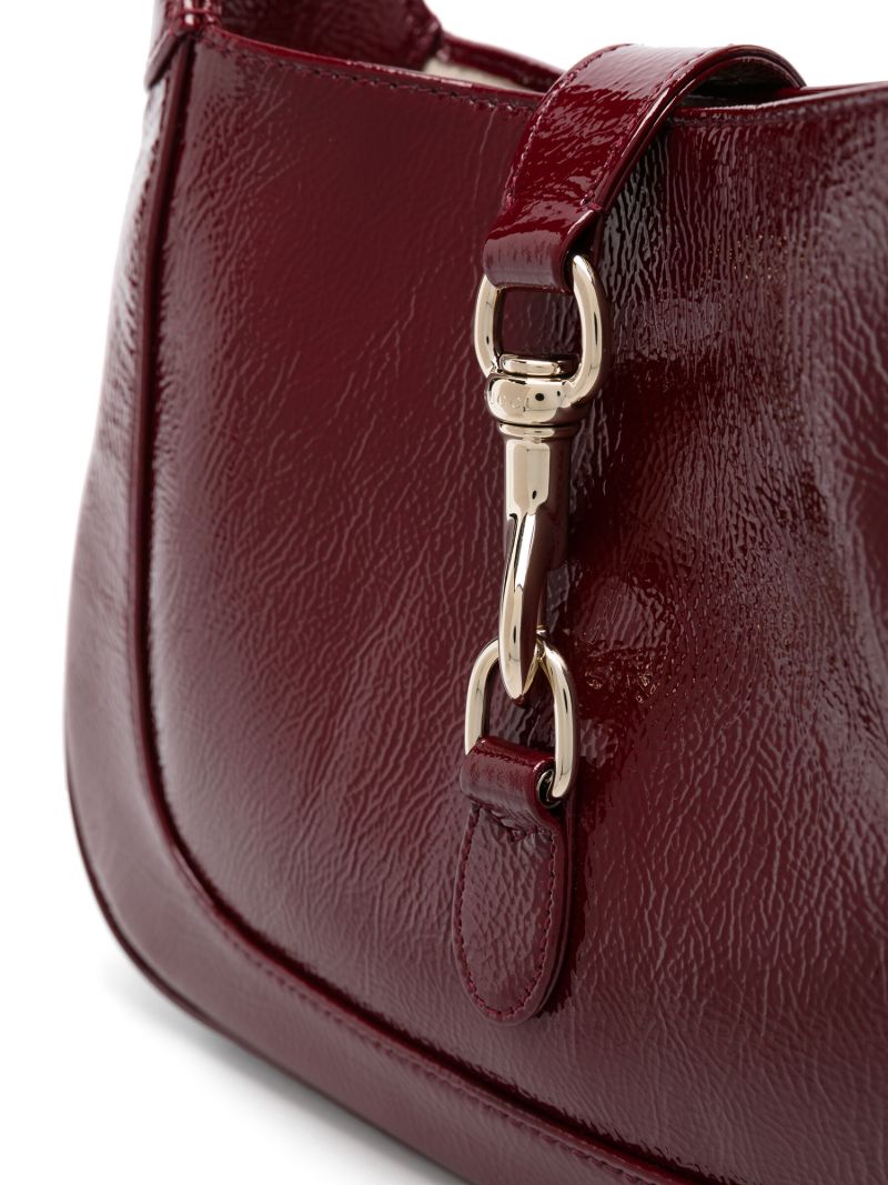 Red Jackie Small Leather Shoulder Bag