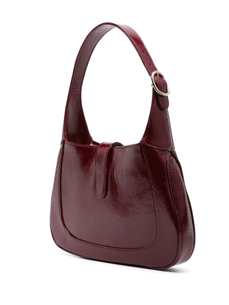 Red Jackie Small Leather Shoulder Bag
