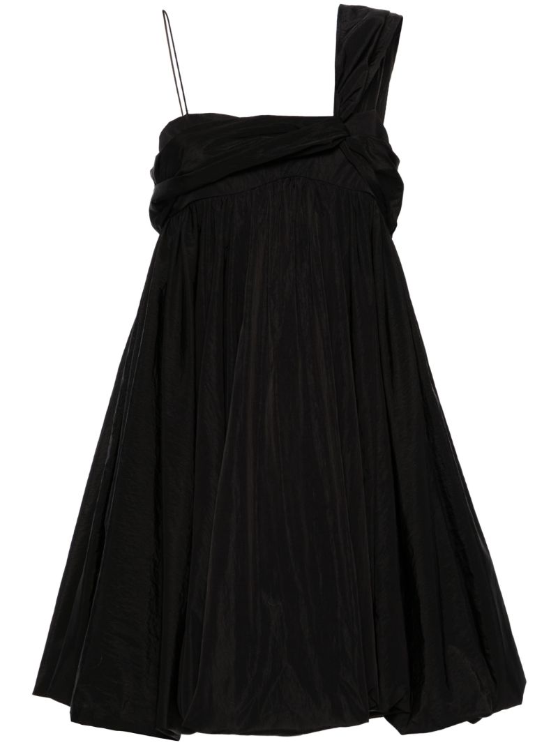 Black Victoria Puffball Mini Dress