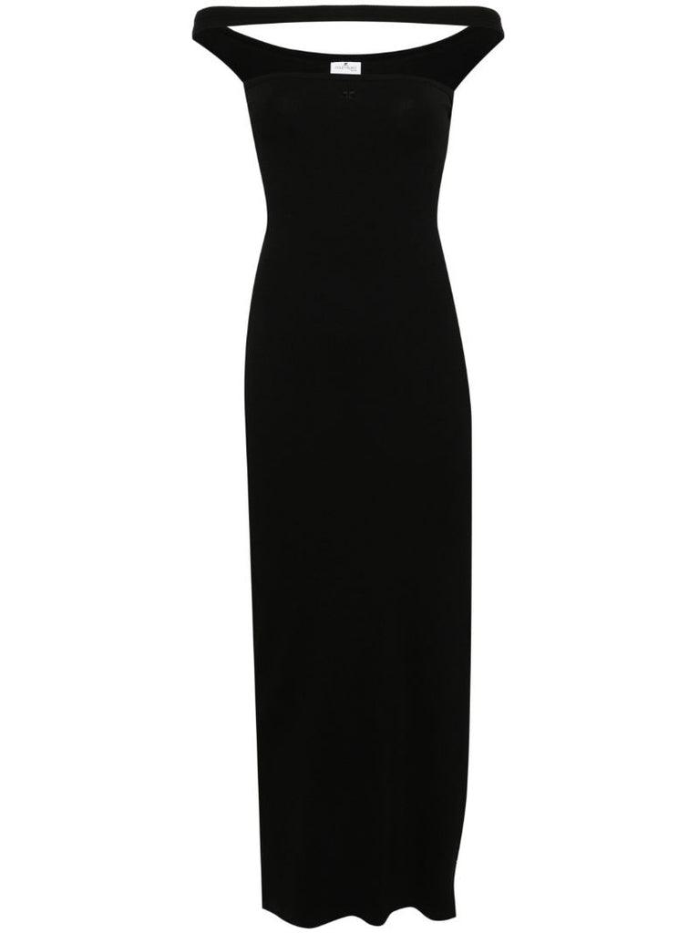 Black Hyperbole 90's Ribbed Dress