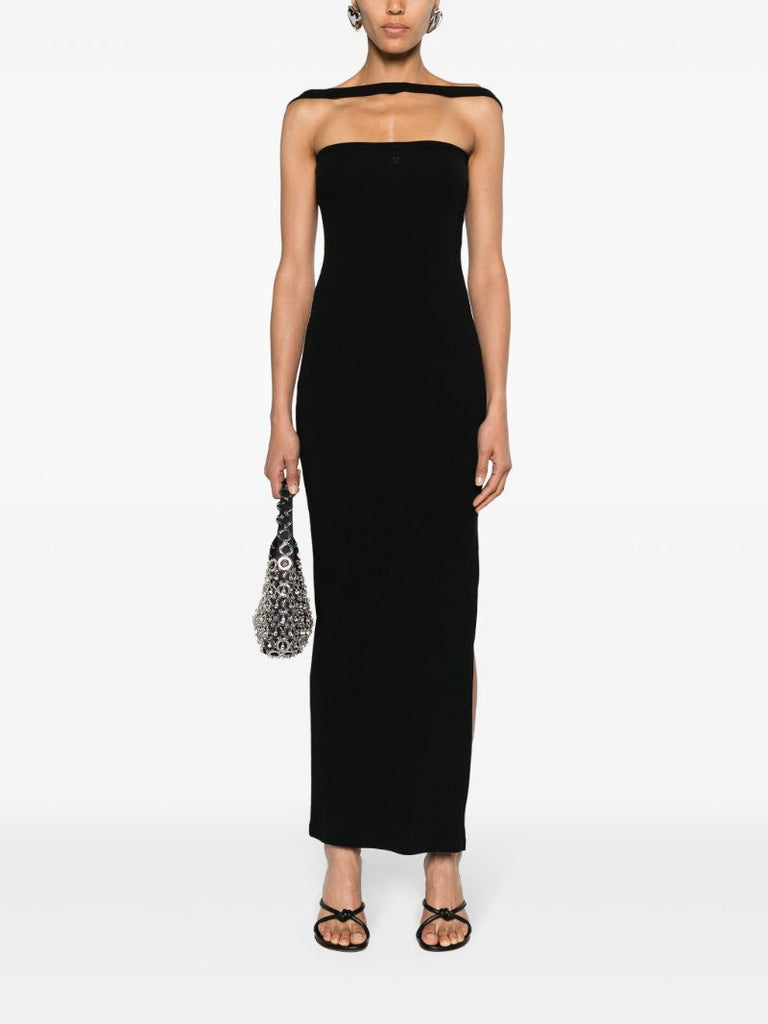 Black Hyperbole 90's Ribbed Dress