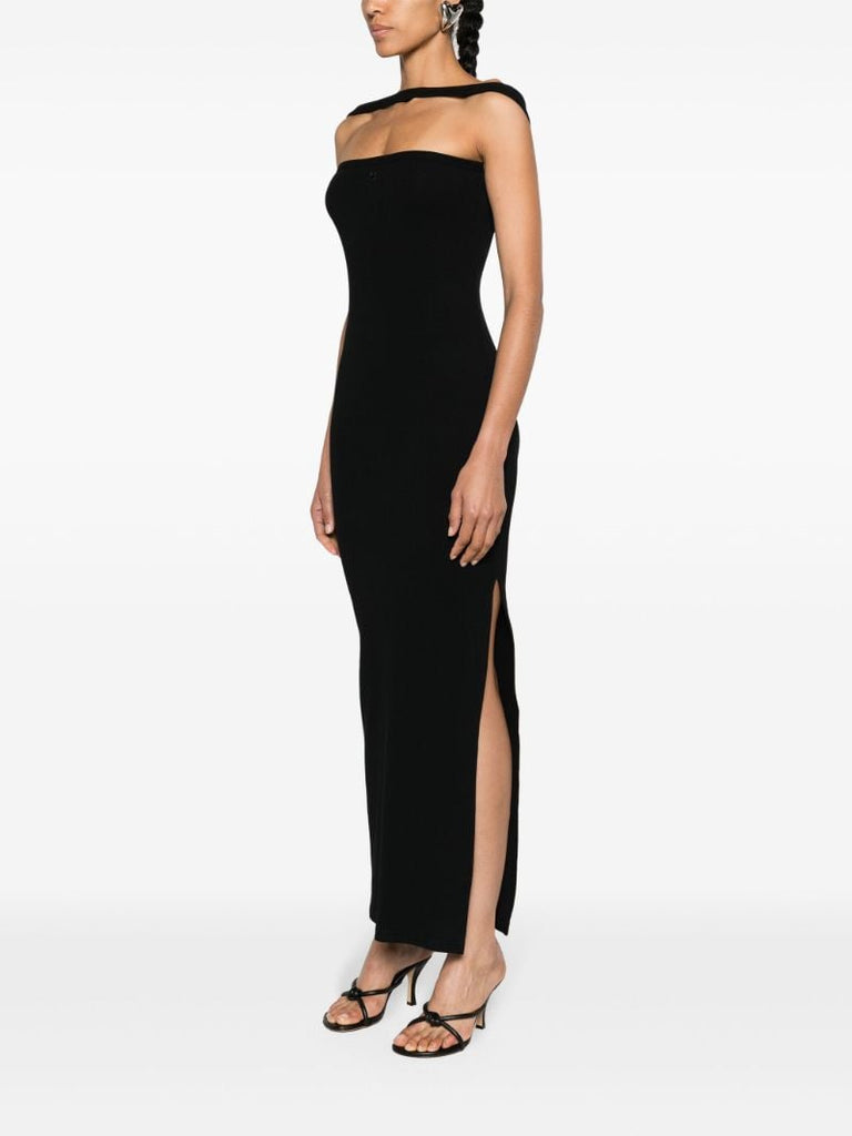 Black Hyperbole 90's Ribbed Dress