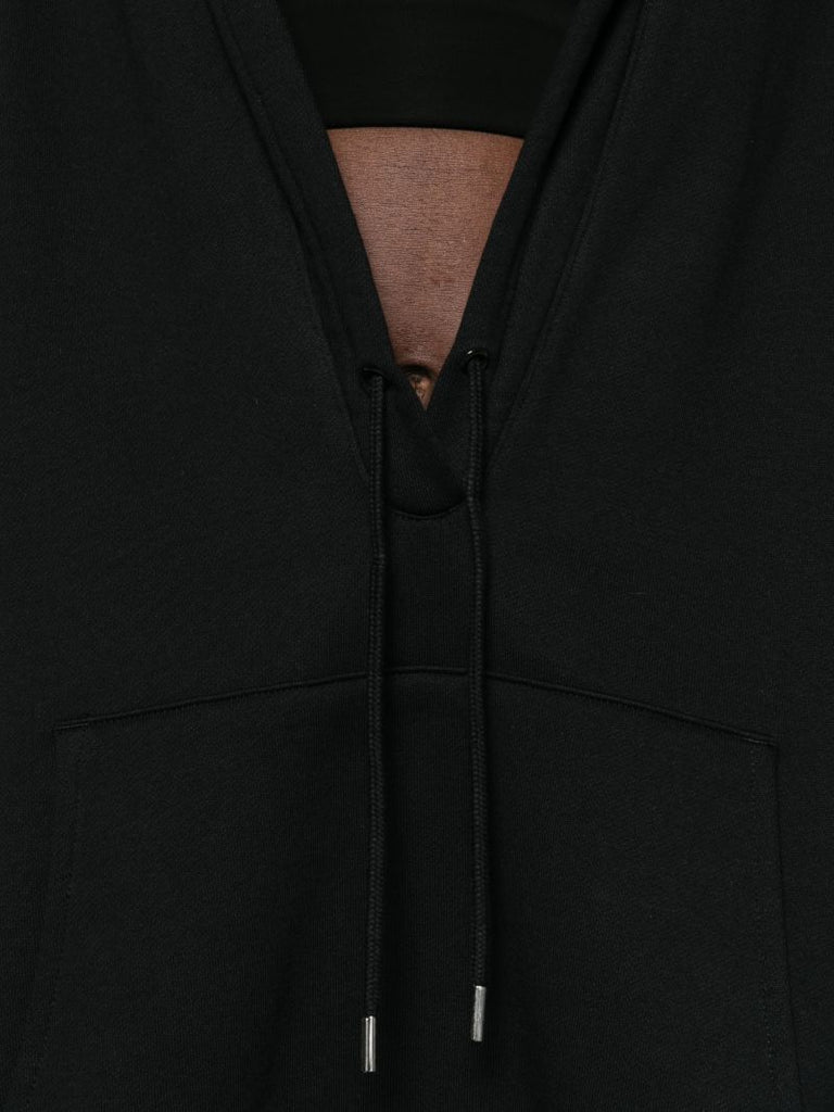Black Hyperbole Hoodie Mini Dress