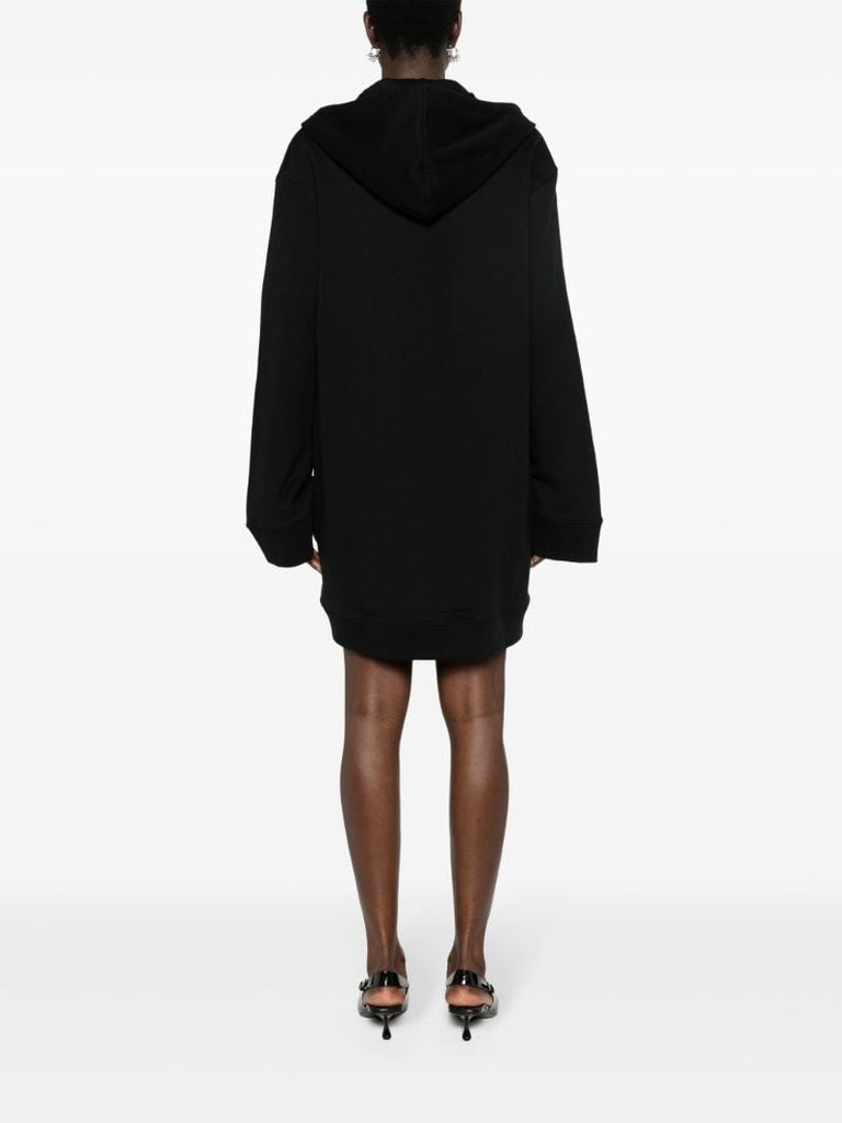 Black Hyperbole Hoodie Mini Dress