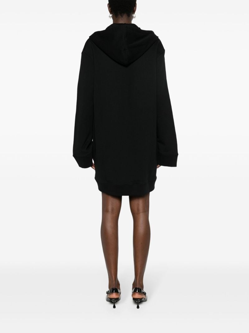 Black Hyperbole Hoodie Mini Dress