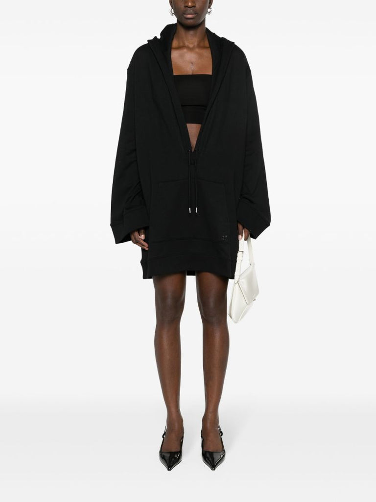 Black Hyperbole Hoodie Mini Dress