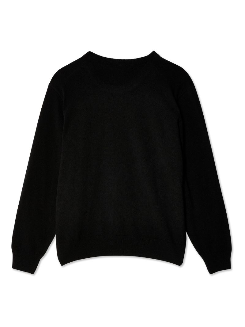 Black Crew Neck Jumper