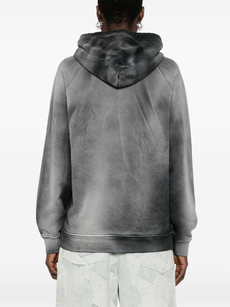 Grey Oval D Cotton Hoodie