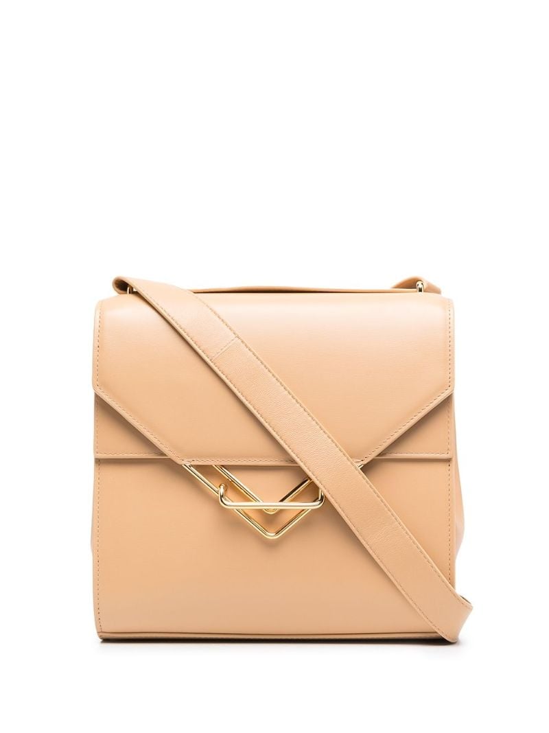 Neutral the Clip Leather Shoulder Bag