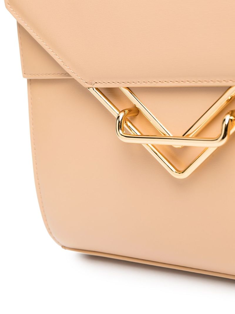 Neutral the Clip Leather Shoulder Bag