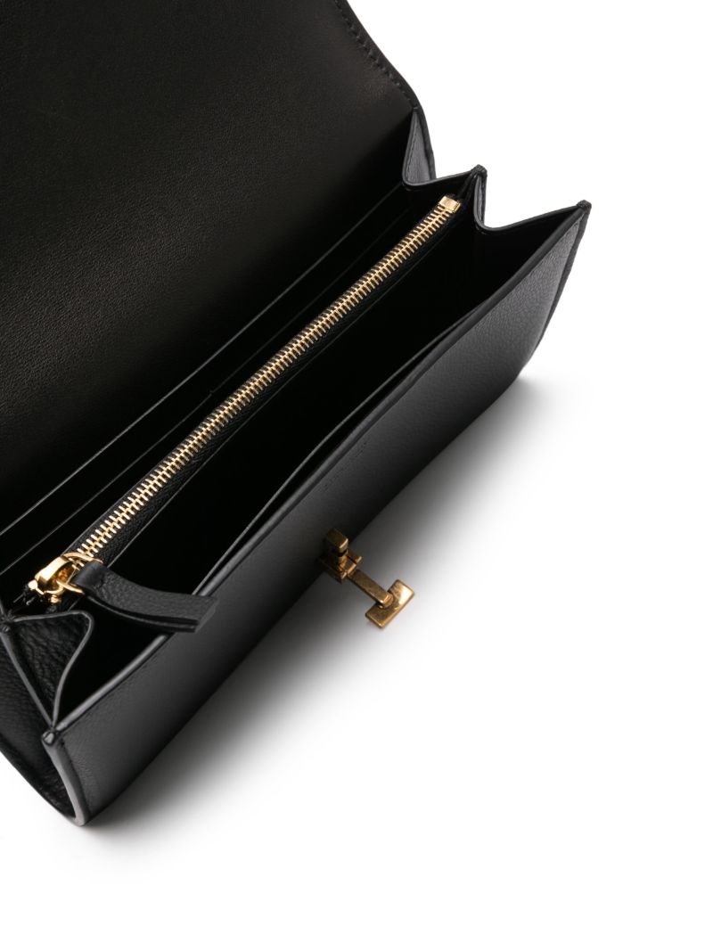 Black Sofia Leather Wallet