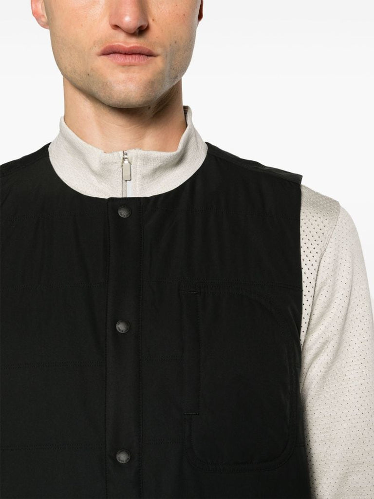 Black Flexible Insulated Gilet