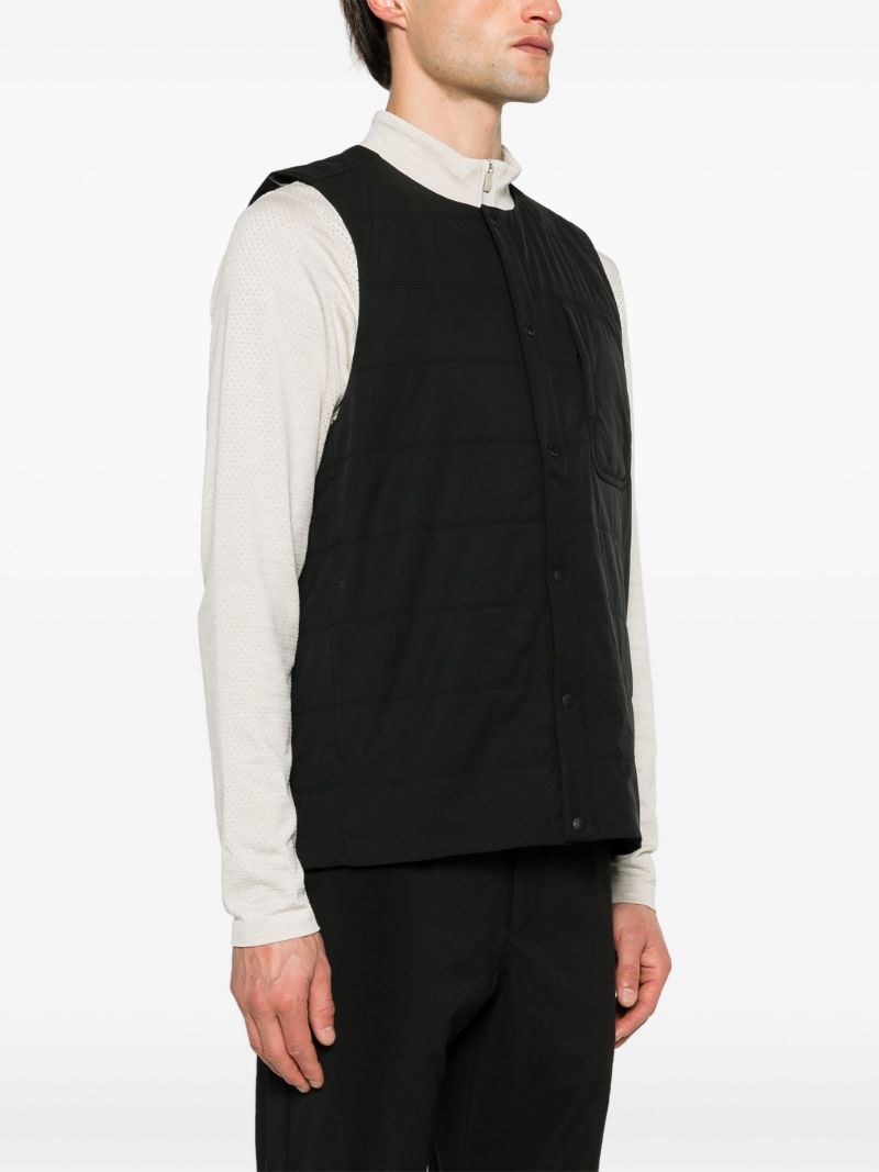 Black Flexible Insulated Gilet