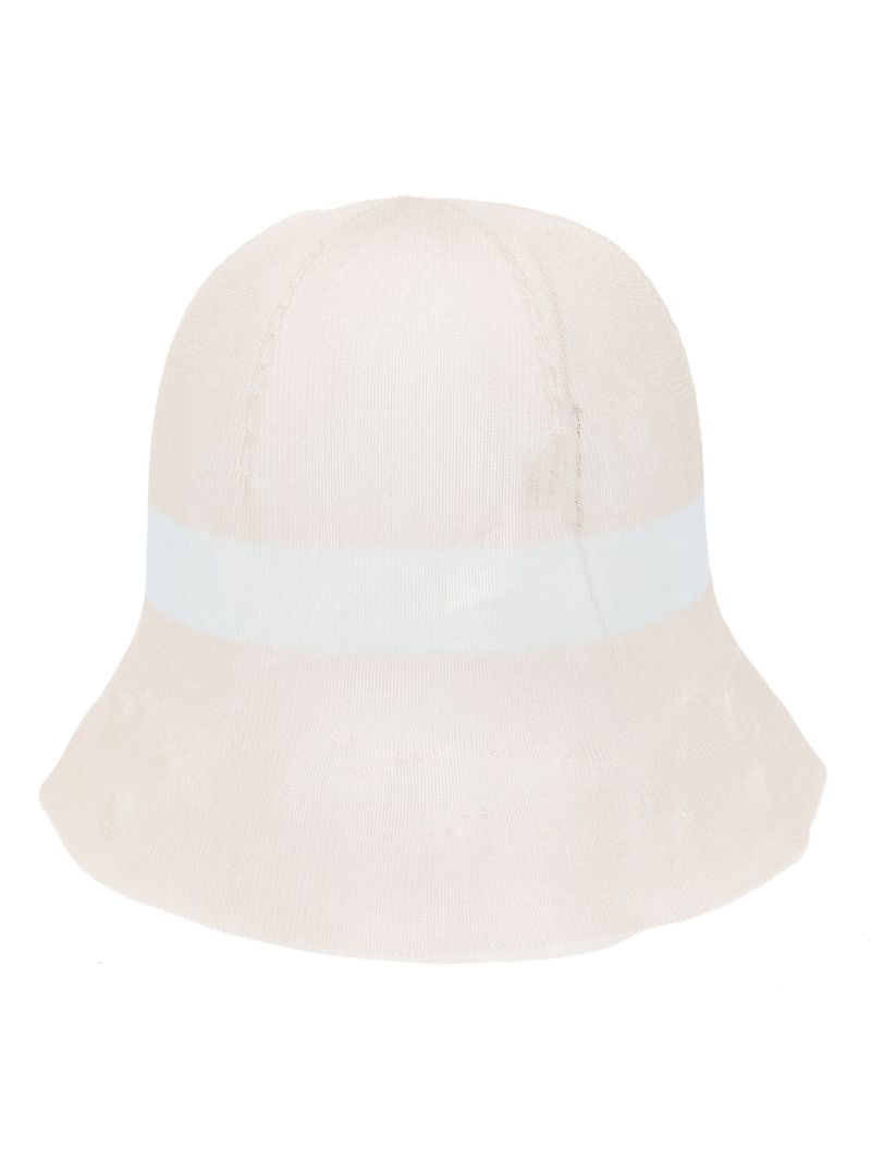 Neutral Indo Striped Bucket Hat