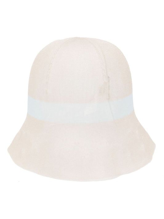 Neutral Indo Striped Bucket Hat