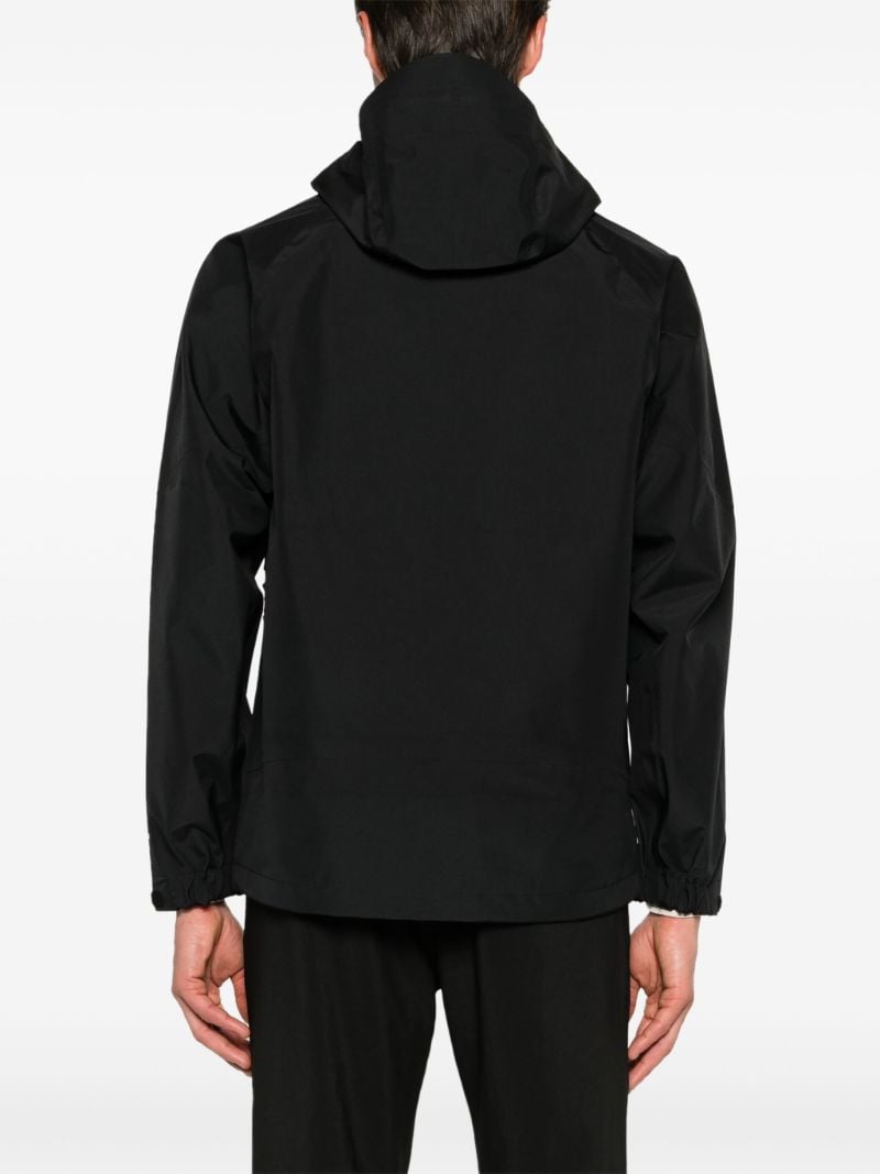 Black Gore-tex Hooded Jacket