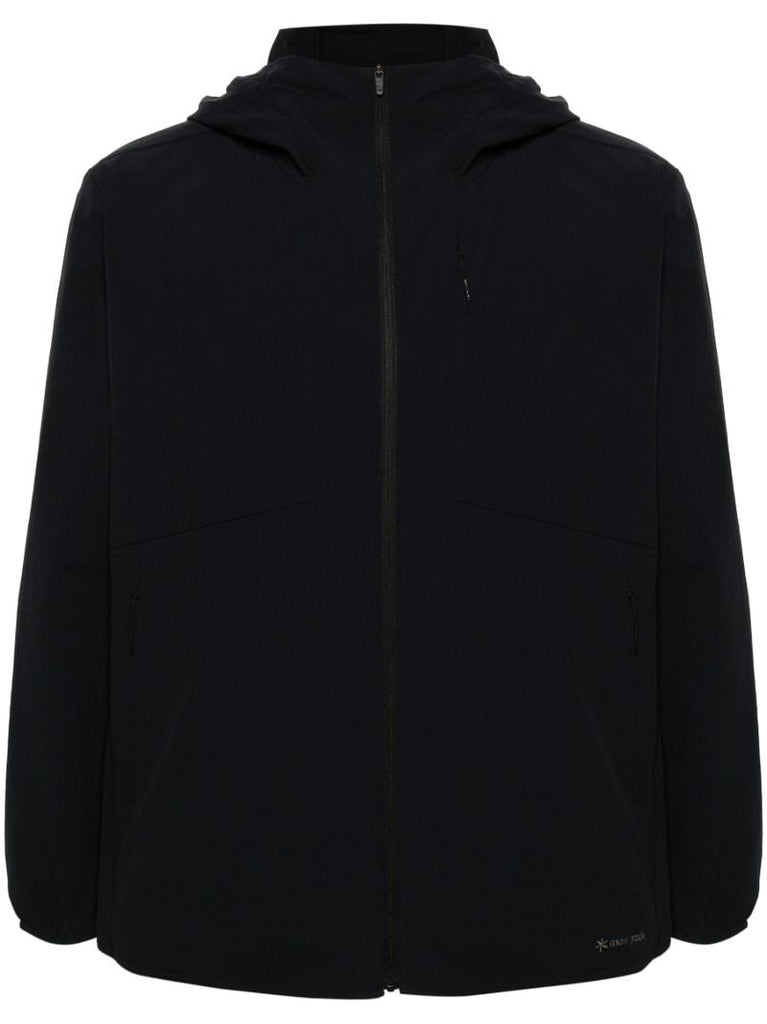 Black Active Comfort Hooded Jacket