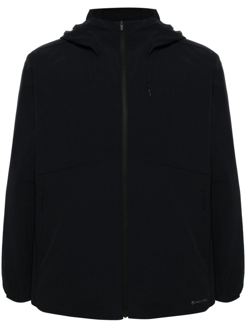 Black Active Comfort Hooded Jacket