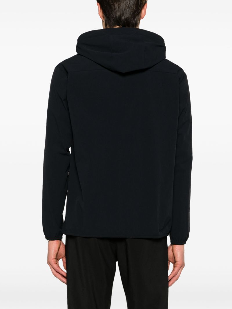 Black Active Comfort Hooded Jacket