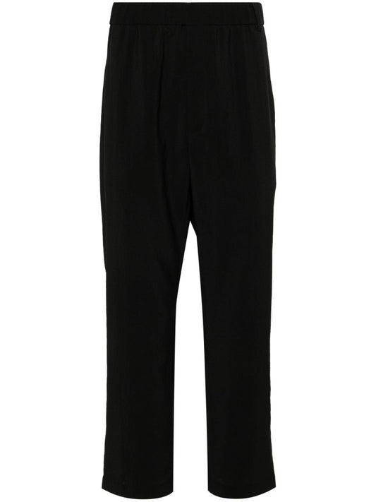 Black Pe Light Straight-leg Trousers