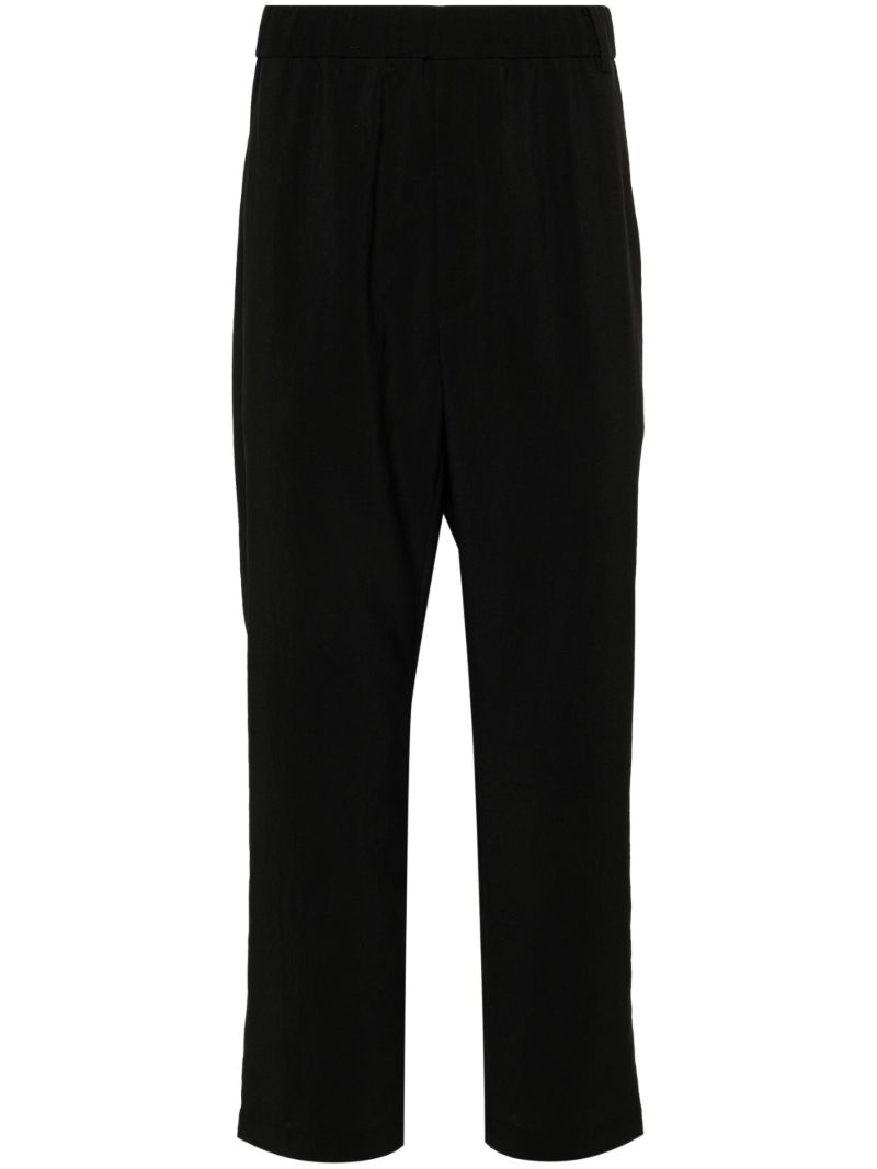 Black Pe Light Straight-leg Trousers