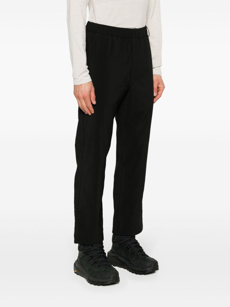 Black Pe Light Straight-leg Trousers