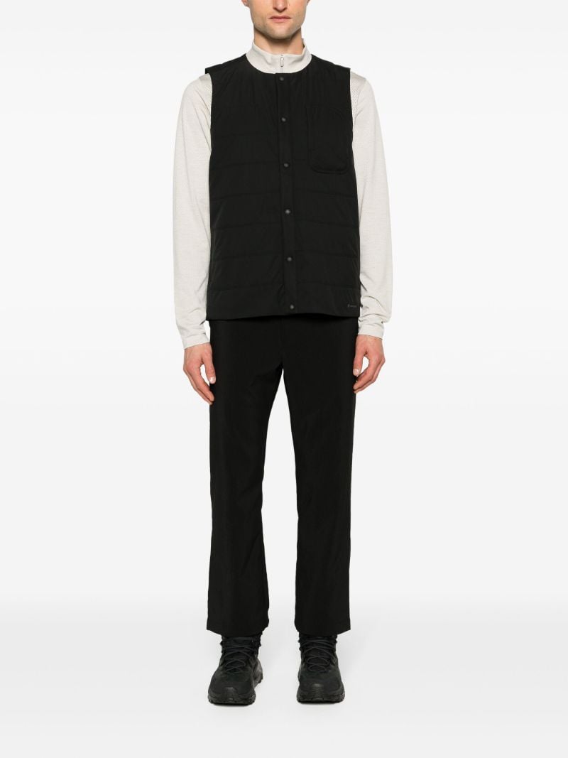 Black Pe Light Straight-leg Trousers