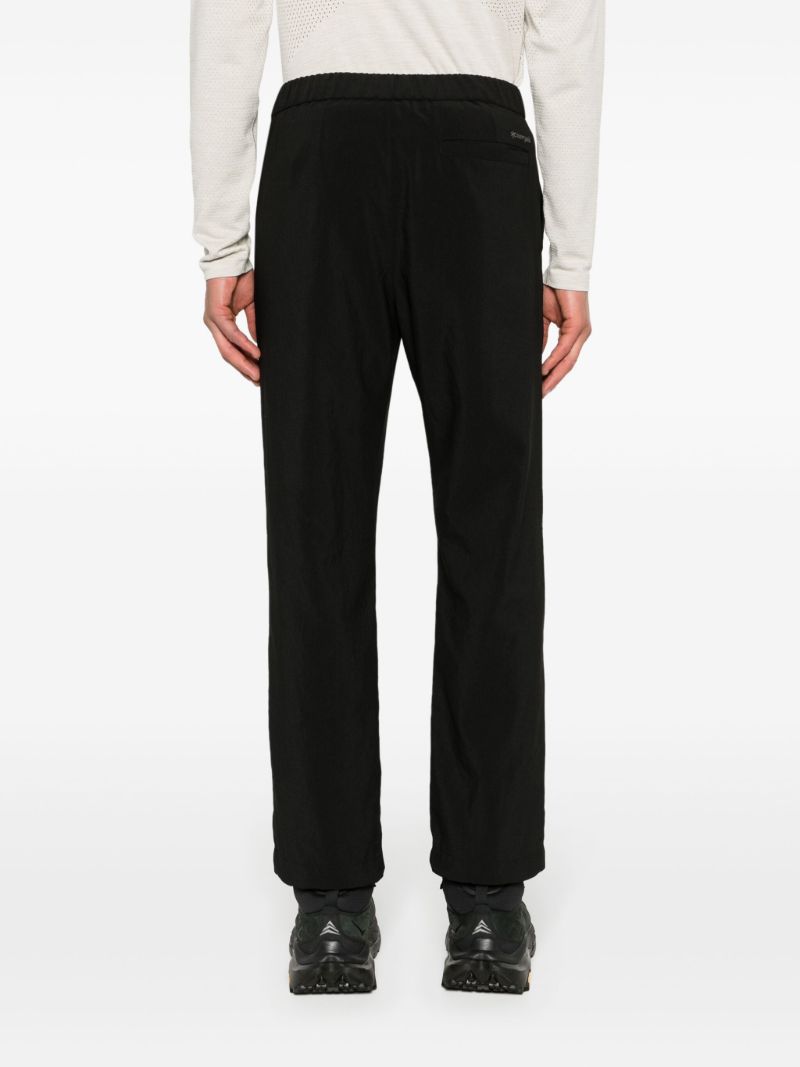 Black Pe Light Straight-leg Trousers