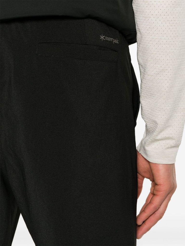 Black Pe Light Straight-leg Trousers