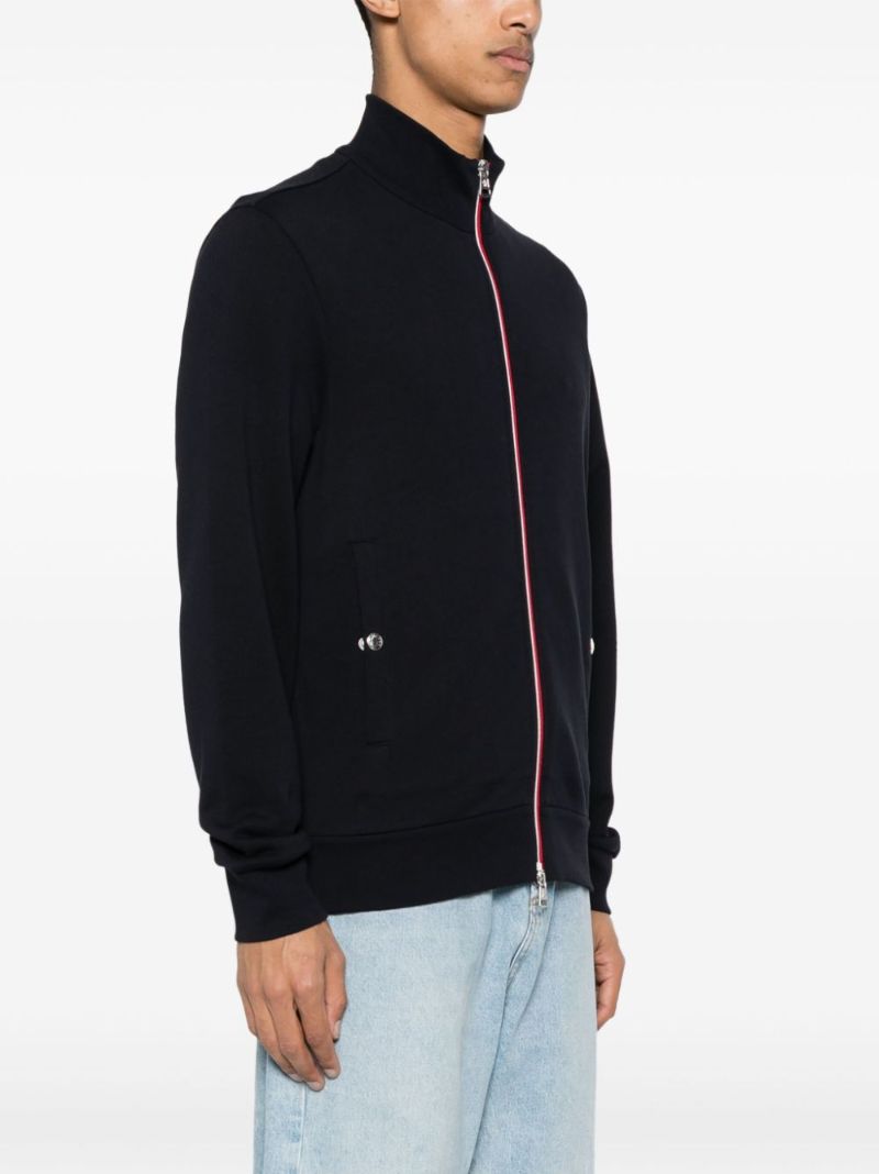 Blue Logo-appliquÃ_x0083_Â© Cotton Sweatshirt