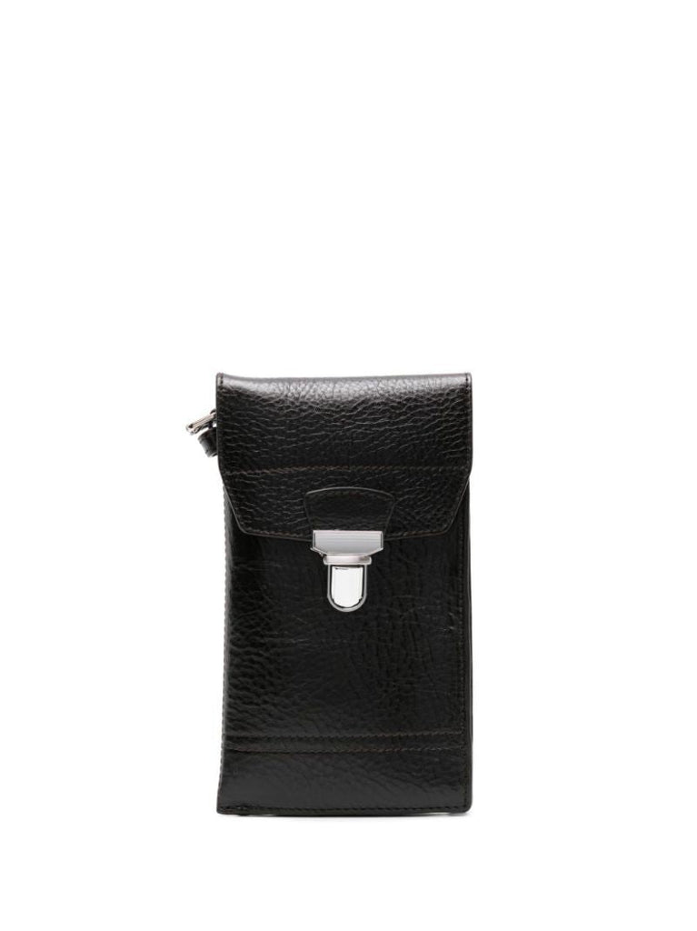 Brown Gear Leather Mini Bag